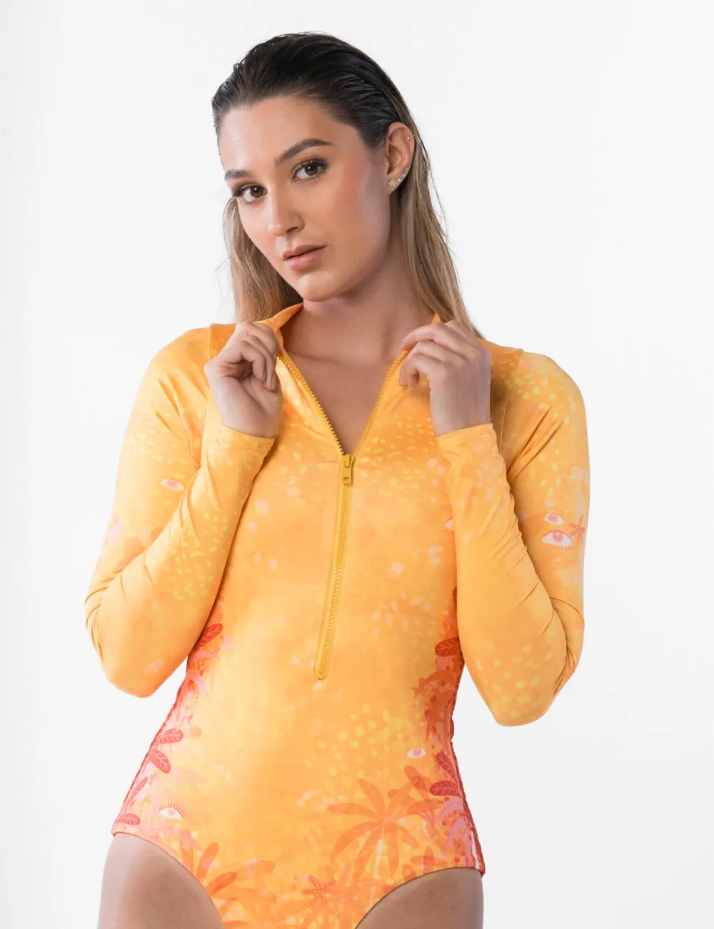 Sunrise long sleeve swimsuit - Imagen 2