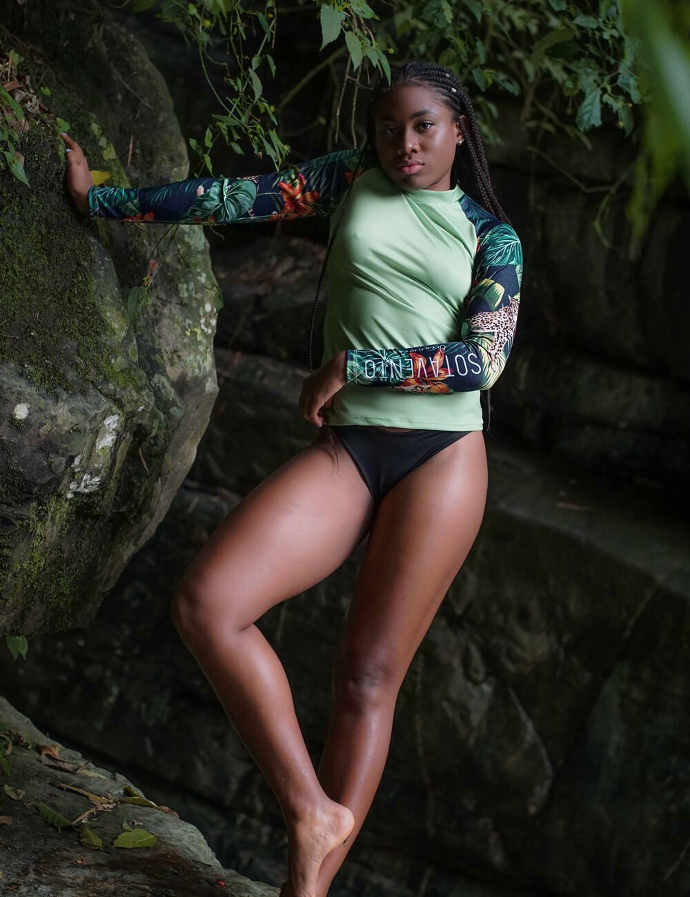 Green Safari Rashguard